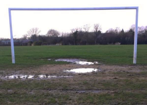 A number of games have been called off owing to waterlogged pitches