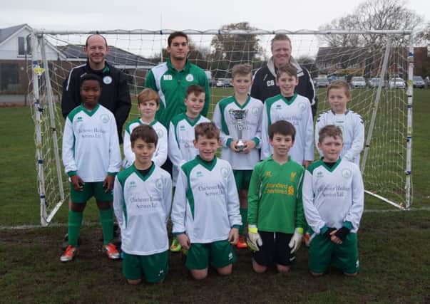 Chichester City Youth under-tens and their coaches