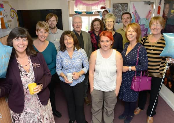Celebrating at Worthing Homes' Community House in Dominion Road, Worthing