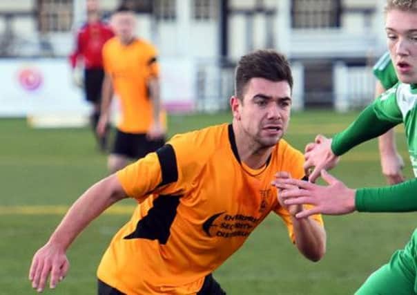 George Landais netted a hat-trick in Golds win against Hassocks on Saturday