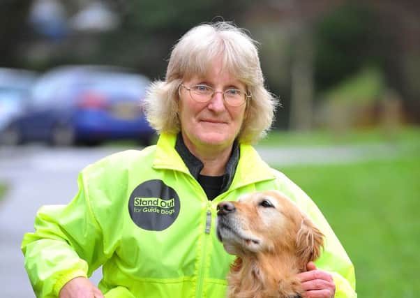 Jackie and her guide dog were attacked 18 months ago, she's making plea to owners to be responsible. Pic Steve Robards SUS-141217-110357001