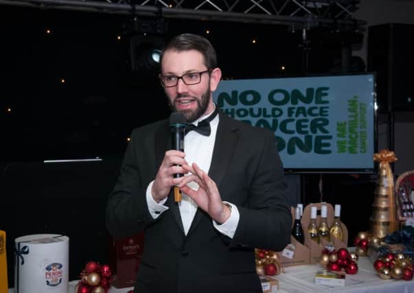 Tom carter from macmillan saying a few words SUS-141218-160129001