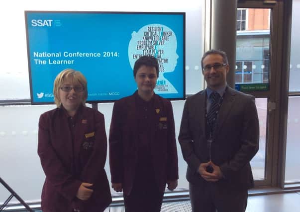 Weald School students present at National Conference SUS-141218-160808001