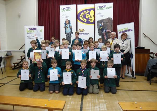 Petworth & Pulborough Scout District Chief Scout Awards Presentation SUS-141218-161539001