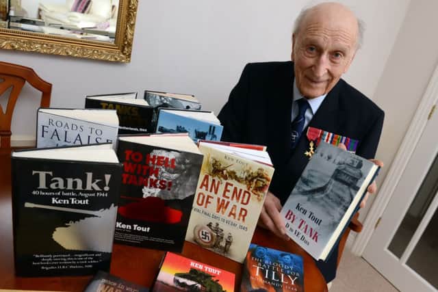Dr Kent Tout, a former Second World War tank commander has written scores of books about his experiences during the conflict
