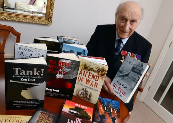 Dr Kent Tout, a former Second World War tank commander has written scores of books about his experiences during the conflict