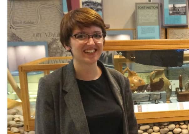 Theres a new face greeting visitors at Arundel Museum, where Polly Thorburn, 23, has found her dream job as assistant manager SUS-141223-115404001