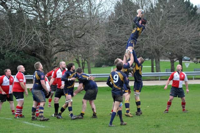 Action from Rye Rugby Club's game away to Eastbourne last season