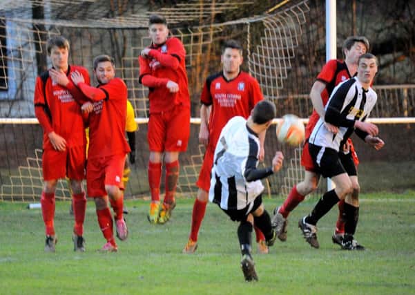 St Francis v Hassocks (red). Pic Steve Robards SUS-141227-162254001