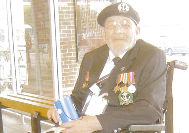 Navy veteran Fred Misselbrook