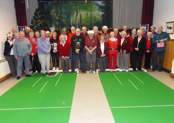 Some of Lavant's bowlers at a festive get-together