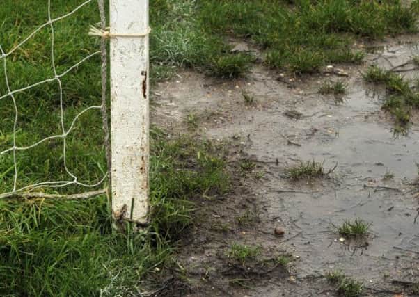 Today's local football programme has again been hit by waterlogged pitches following a wet couple of days