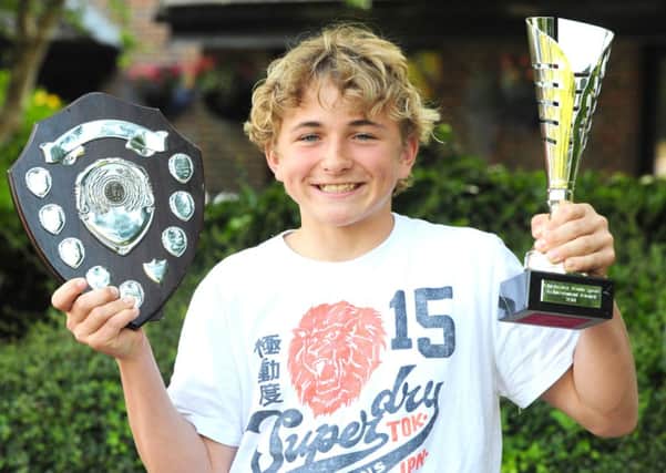 Oscar McCall was the gold YSAA winner last year   Picture by Kate Shemilt C140672-15