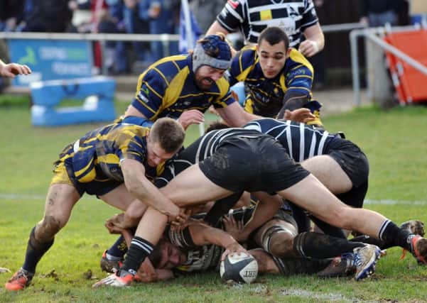 Action from Raiders' match with Chinnor