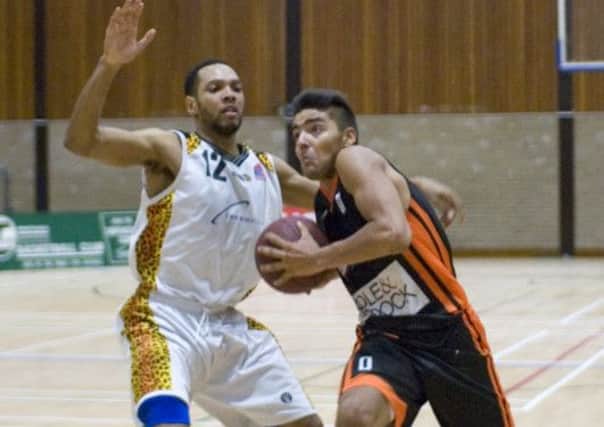 Selby Hind-Wills in action during Thunder's 85-79 win against Tees Valley on Saturday