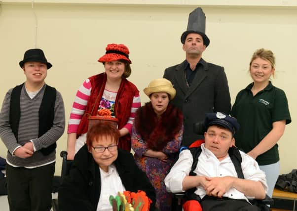 Performers prepare for their production of Scrooge at Herons Dale Primary School PICTURES: DEREK MARTIN D15021352a