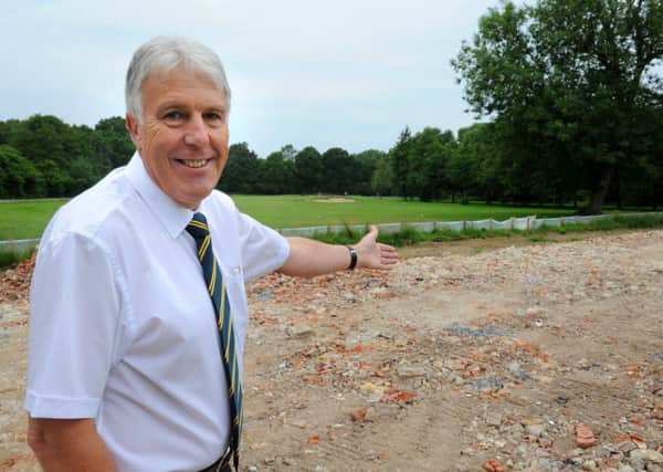 Horsham chief executive John Lines at the Hop Oast site
