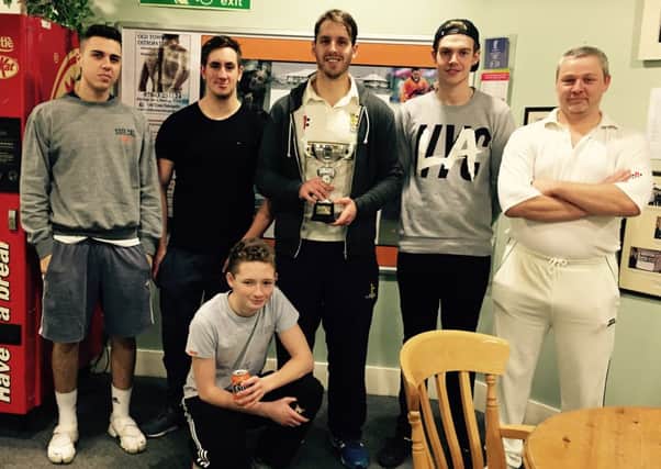 The Hastings Priory cricket team which won the EACA Indoor Cup at Horntye Park on Sunday