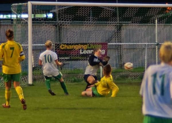 Sian Payne was a key player in the win away to St Nicholas