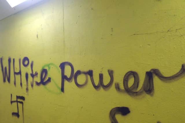 Graffiti in the Broadbridge Heath underpass
