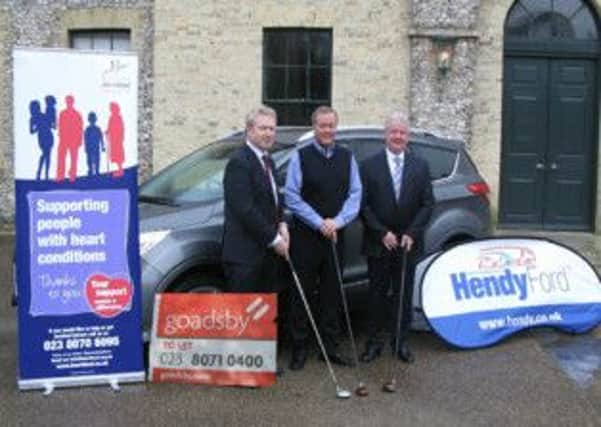 Sponsors launch the Wessex Heartbeat charity golf day at Goodwood