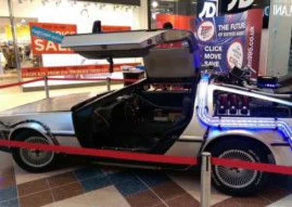 The DeLorean at County Mall, Crawley