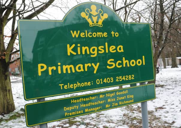 JPCT 22-01-13 S13040902X Kingslea Primary school. Horsham. Evacuation due to gas leak. Nigel Goodall headmaster  -photo by Steve Cobb ENGSUS00120130122130743