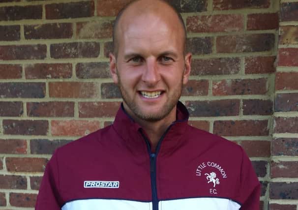 Little Common Football Club player-manager Russell Eldridge scored a free kick, but had a penalty saved during the 5-1 defeat at home to Worthing United yesterday