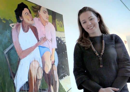 New exhibition at Jerwood Gallery, Hastings - Chantal Joffe: Beside the Seaside.
Pictured: Liz Gilmore, Director of Jerwood Gallery SUS-150202-143127001