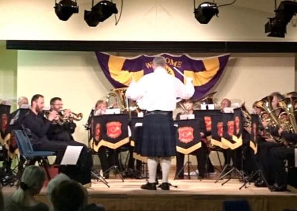 Rye Lions  presented their 10th Nearly Burns Night brass band concert in Beckley village hall last Friday evening. The audience were welcomed with hot mince pies and mulled wine. Sussex Brass with conductor Steve sporting an appropriate kilt, then entertained them with a selection of music which this year included tunes from World War One to mark the 100 year anniversary of the outbreak of war. As has become a tradition the evening finished with Sussex by the Sea and Auld Langs Syne.

Rye Lions President Terry Cobby thanked Sussex Brass for a superb evenings entertainment, the audience for supporting the event and his fellow Lions for all their hard work. He went on to say that the evening had raised approximately £600 and the Lions would increase the amount to £1000 to be donated to Macmillan Cancer Support.

The Lions would like to invite any adult in the area to join them in their fund raising activities. We have fun raising money for those less fortunate and also enjoy several social events. For more info