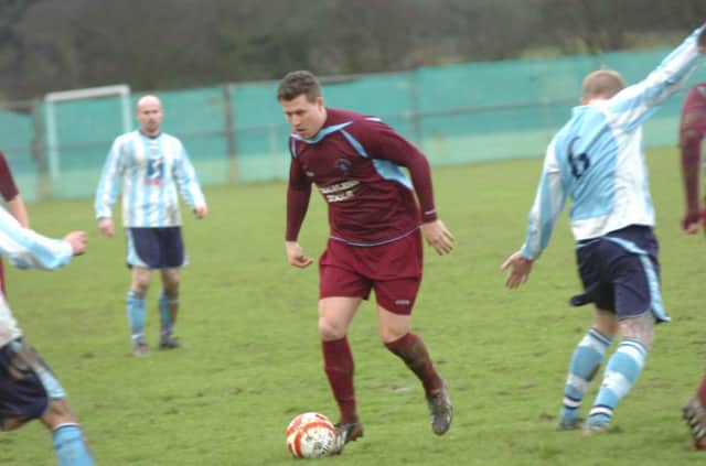 Martin Denny on the ball for Little Common during their 5-1 defeat at home to Worthing United on Saturday (SUS-150302-124554002)