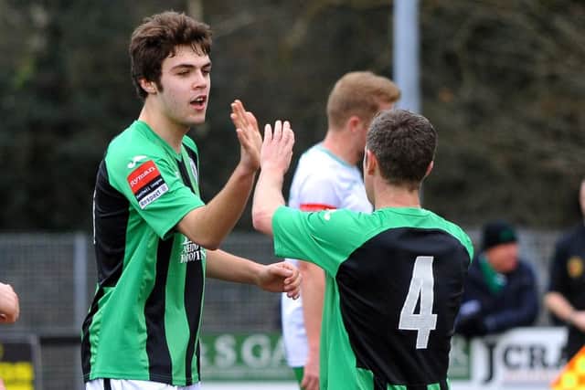 Burgess Hill v Guernsey. Pic Steve Robards SUS-150702-163224001