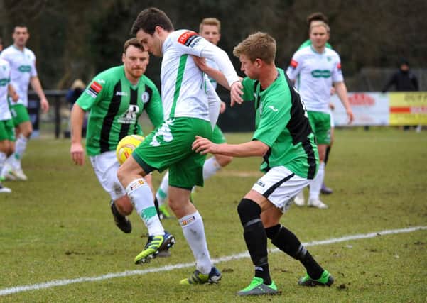 Burgess Hill v Guernsey. Pic Steve Robards SUS-150702-163249001