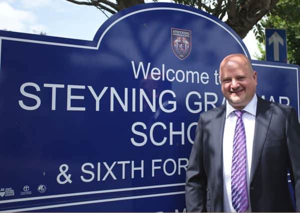 Nick Wergan, headteacher of Steyning Grammar School - photo submitted