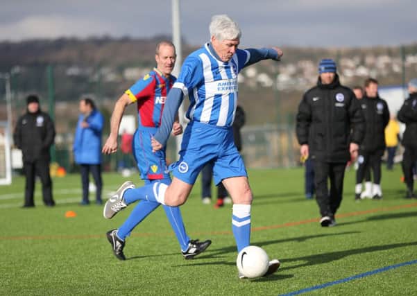 Teams from Littlehampton and further afield joined the walking football tournament  PHOTO: Paul Hazlewood