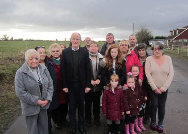 Protesters met with Bognor and Littlehampton MP Nick Gibb on Saturday
