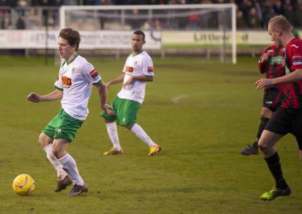 Stuart Green needed a fitness check ahead of Bognor's home clash with Harrow   Picture by Tommy McMillan