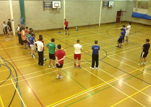 Indoor training is underway for Chi Priory Park players