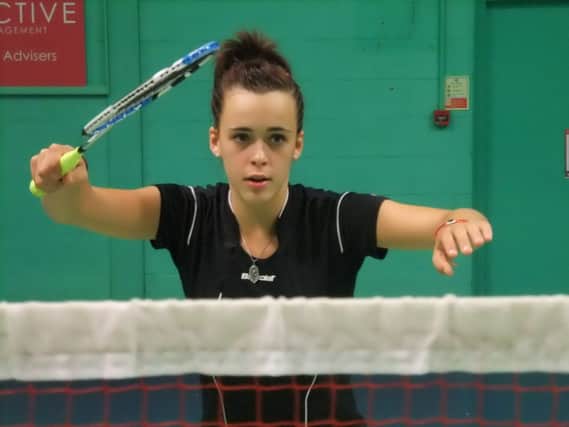 Lydia Powell clinched the women's doubles title alongside Jess Hopton at the U19 English National Badminton Championships 2015 in Milton Keynes