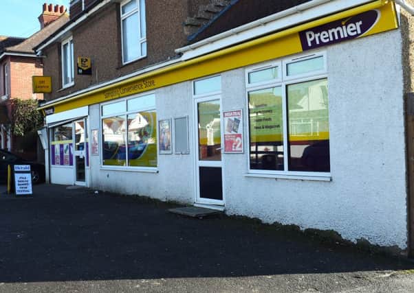 GV ofThe Premier Convenience Store, which has been fined for employing immigrant workers.Sompting 170215. Picture: Liz Pearce 
LP1500025 SUS-150217-175554008
