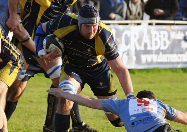 Charlie McGowan in action for Raiders this season