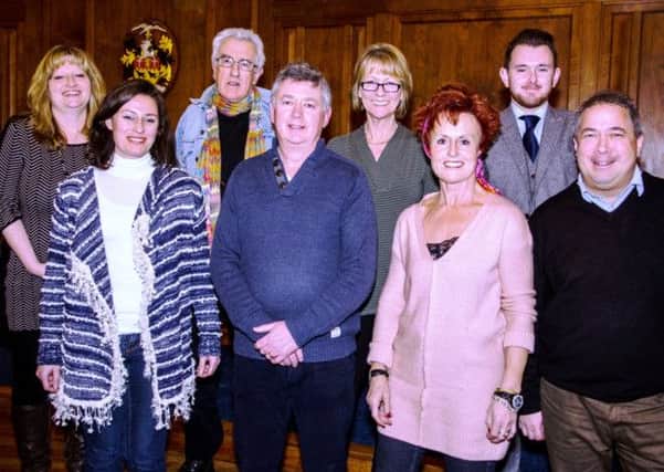 The new Arundel Festival committee (from the left): Sue White, Kelly Mikulla, Bill Brennan, Graham Lane, Gill Farquharson, Linda Clark, James Peters and Michael Tu. Missing from the picture is committee member Debbie Kennedy        Photo: Nigel Cull