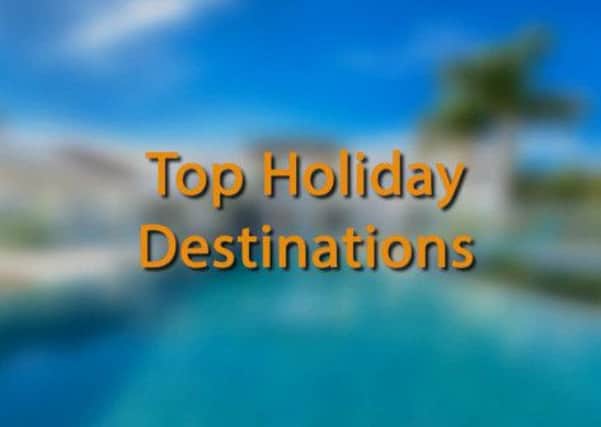 Top holiday destinations