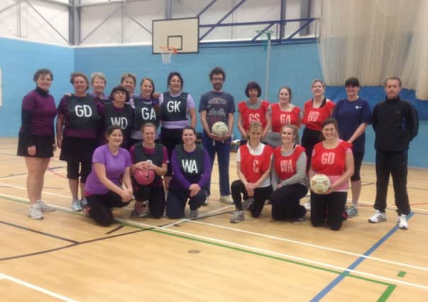 Netballers gather for a game in Selsey