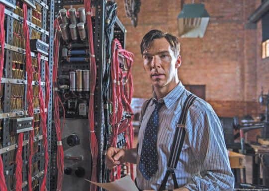 Benedict Cumberbatch, as Alan Turing, in The Imitation Game
