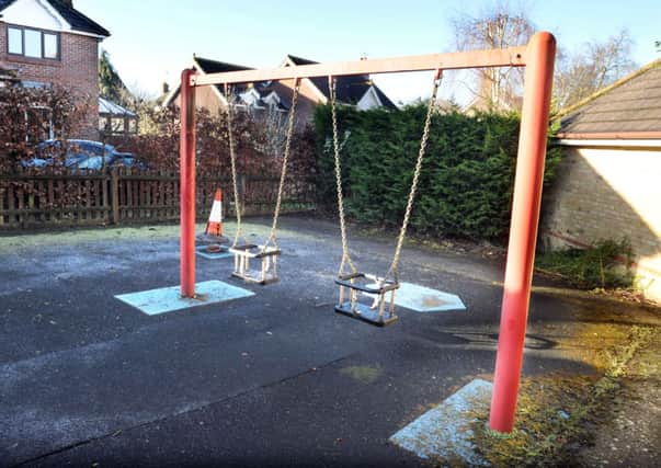 JPCT 170215 S15070923x Horsham, Highdown Way children's play area due to be sold by council -photo by Steve Cobb SUS-150217-095750001