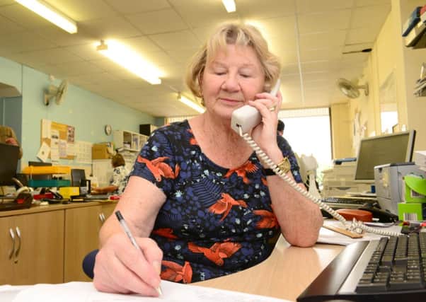 Administration volunteers like Shirley Fisher are needed to bolster the team at the Citizens Advice Bureau in Littlehampton D14381939a