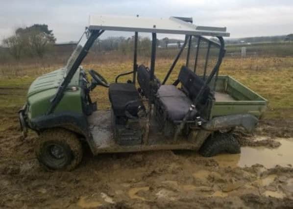 Farm vehicle stolen in Pulborough (submitted by Sussex Police). SUS-150203-135228001