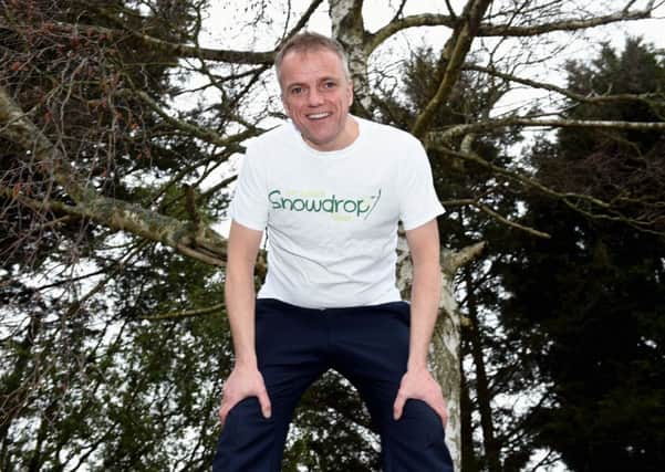 Richard Moores is all set for his charity abseil PHOTO: Liz Pearce