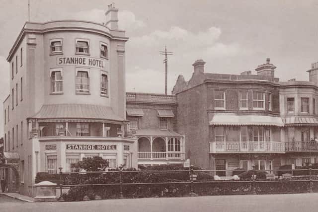 The Stanhoe Hotel (formerly Augusta House), Augusta Cottage and 63-62 Marine Parade, c1912